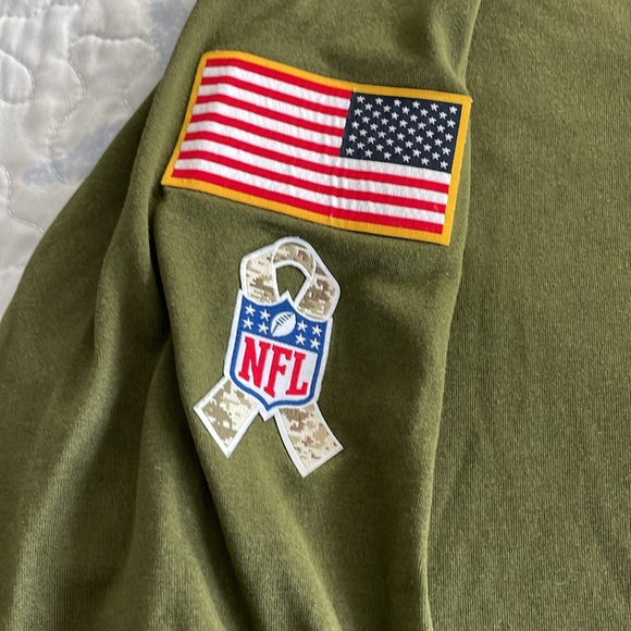 NIKE On-Field NFL Washington SALUTE TO SERVICE Men’s long sleeve shirt Sz XXL - Picture 3 of 6
